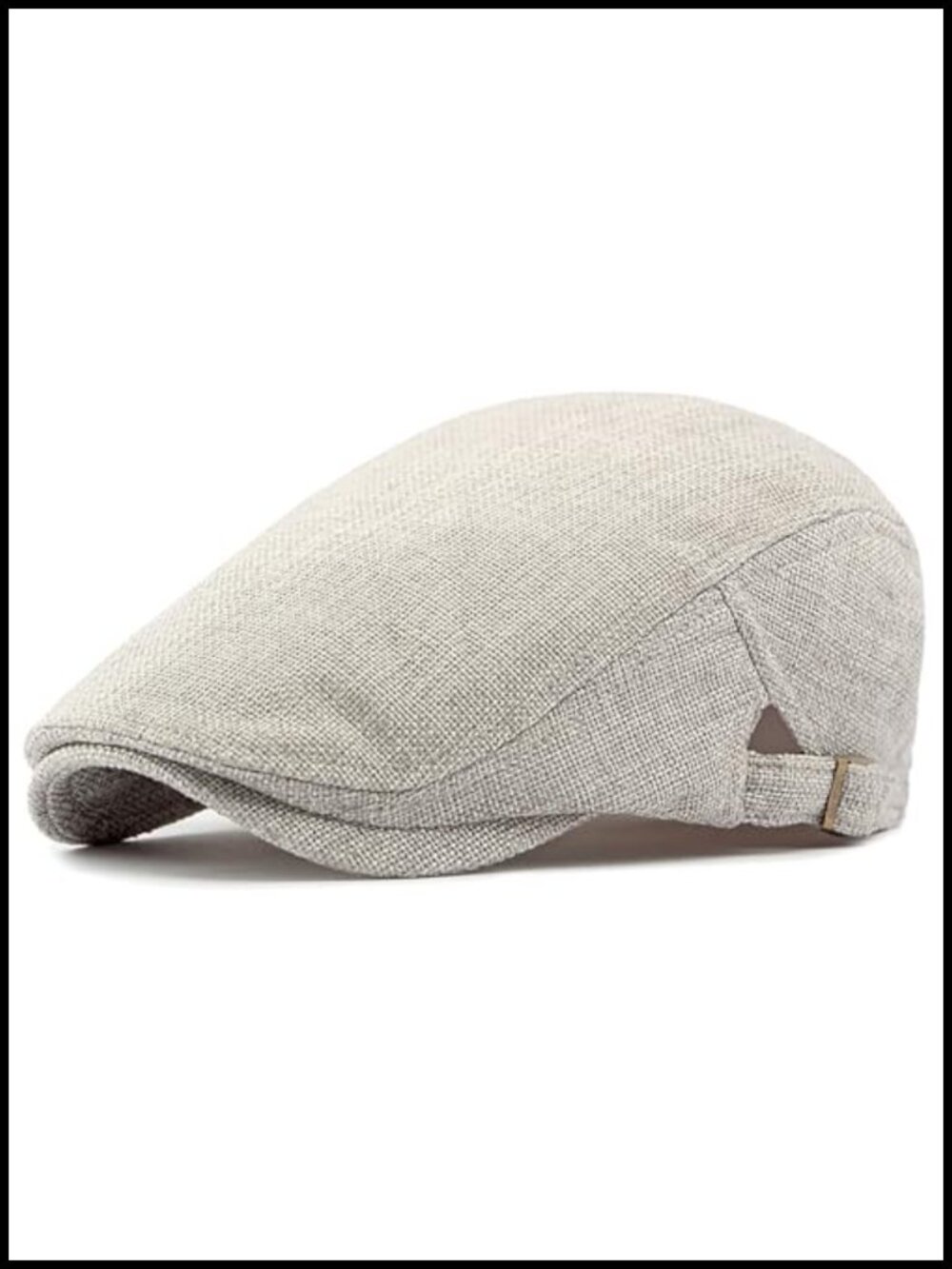 Mens Womens Newsboy Cap Adjustable Ivy Flat Scally Driving Hat Lightweight